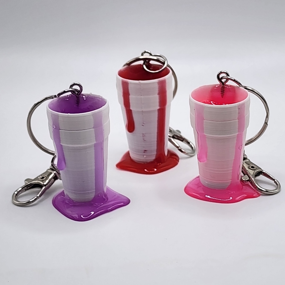 Double cup Keychain set